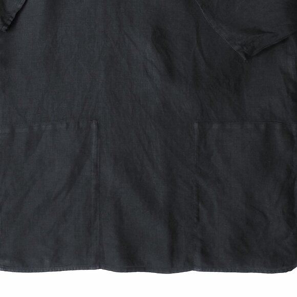 Eileen Fisher Organic Linen Top, Black, XS. Pockets, XLNT - Picture 5 of 7